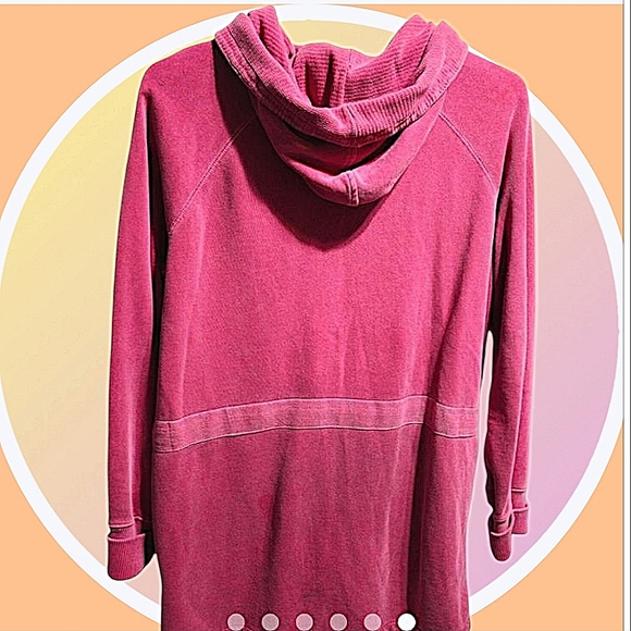 Gap XL Full Zip Hoodie w Pockets & Adjustable Drawstring Waist Double End Zipper - Picture 3 of 14